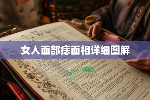 女人面部痣面相详细图解