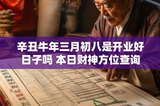 辛丑牛年三月初八是开业好日子吗 本日财神方位查询 辛丑牛年三月初八是开业好日子吗 本日财神方位查询