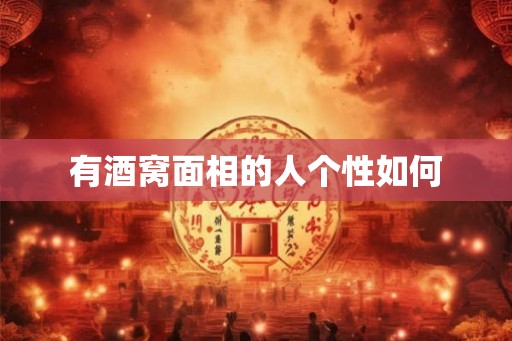 有酒窝面相的人个性如何