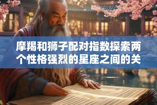 摩羯和狮子配对指数探索两个性格强烈的星座之间的关系