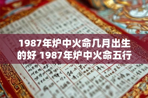 1987年炉中火命几月出生的好 1987年炉中火命五行缺什么
