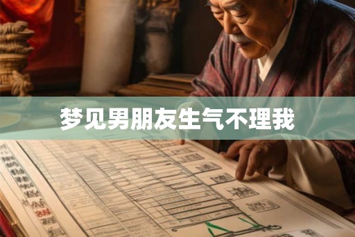 梦见男朋友生气不理我