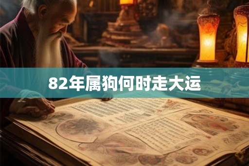 82年属狗何时走大运