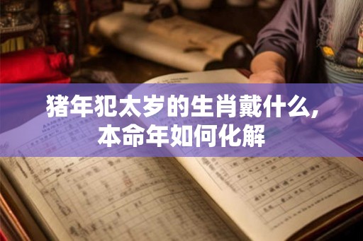 猪年犯太岁的生肖戴什么,本命年如何化解 猪年犯太岁的生肖戴什么,本命年如何化解