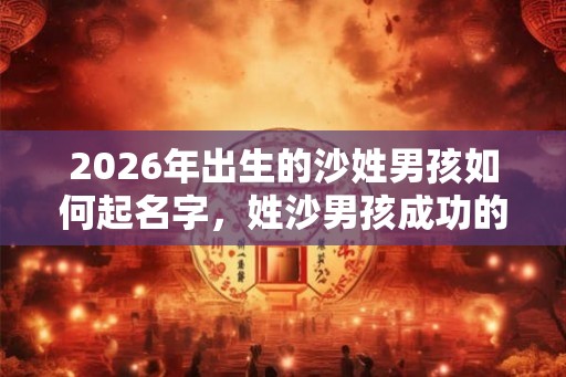 2026年出生的沙姓男孩如何起名字，姓沙男孩成功的名字