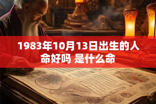 1983年10月13日出生的人命好吗 是什么命