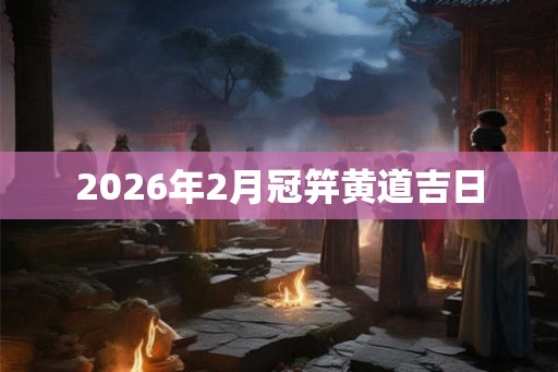 2026年2月冠笄黄道吉日