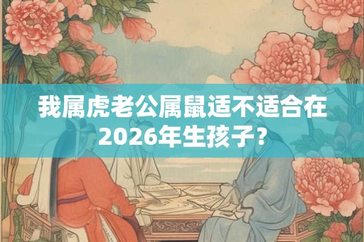我属虎老公属鼠适不适合在2026年生孩子？