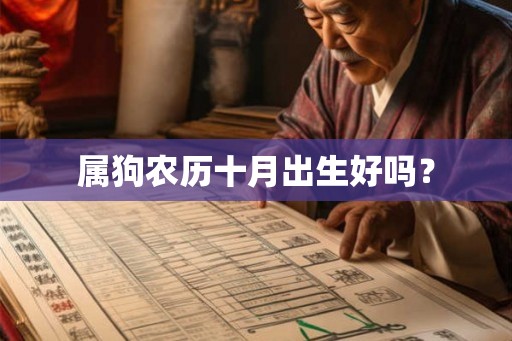 属狗农历十月出生好吗？