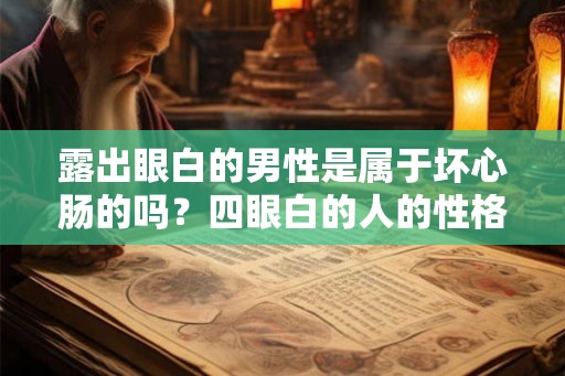 露出眼白的男性是属于坏心肠的吗？四眼白的人的性格如何？