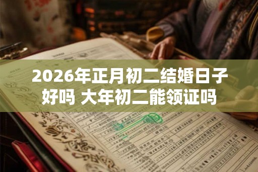 2026年正月初二结婚日子好吗 大年初二能领证吗
