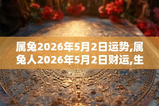 属兔2026年5月2日运势,属兔人2026年5月2日财运,生肖兔2026年5月2日运势