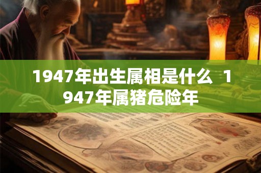 1947年出生属相是什么 1947年属猪危险年 1947年出生属相是什么 1947年属猪危险年