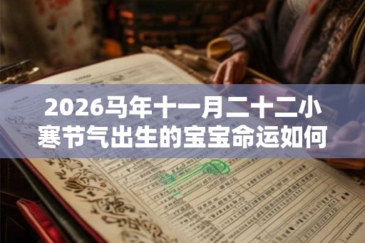 2026马年十一月二十二小寒节气出生的宝宝命运如何？