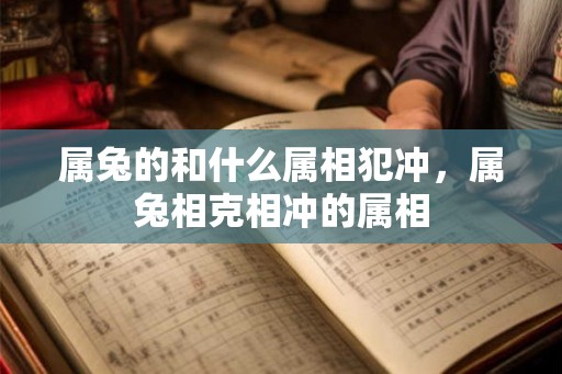 属兔的和什么属相犯冲,属兔相克相冲的属相 属兔的和什么属相犯冲,属兔相克相冲的属相