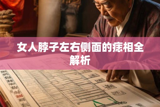 女人脖子左右侧面的痣相全解析