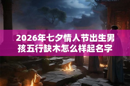 2026年七夕情人节出生男孩五行缺木怎么样起名字