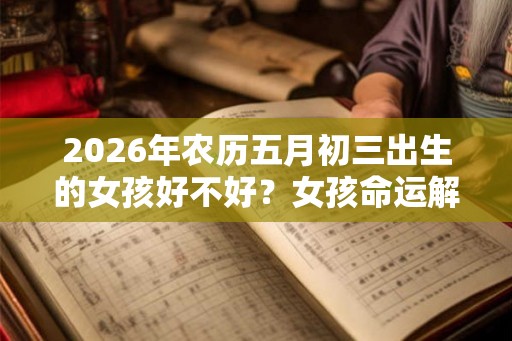 2026年农历五月初三出生的女孩好不好？女孩命运解析