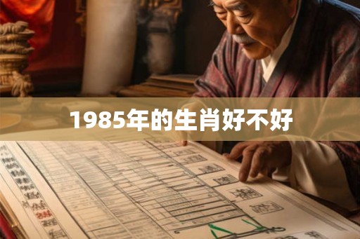 1985年的生肖好不好
