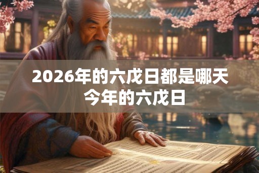 2026年的六戊日都是哪天  今年的六戊日