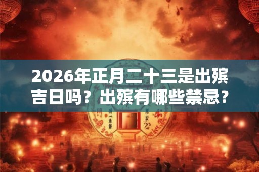 2026年正月二十三是出殡吉日吗？出殡有哪些禁忌？