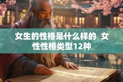 女生的性格是什么样的  女性性格类型12种