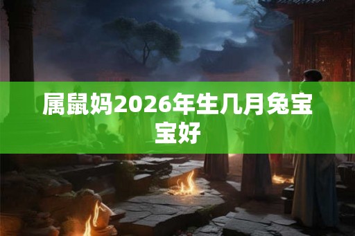 属鼠妈2026年生几月兔宝宝好 属鼠妈2026年生几月兔宝宝好