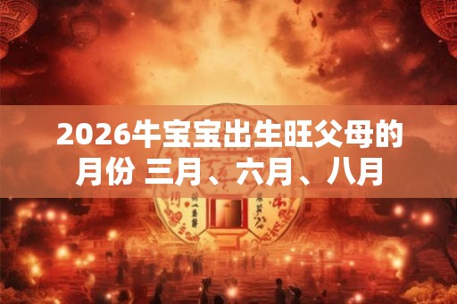2026牛宝宝出生旺父母的月份 三月、六月、八月