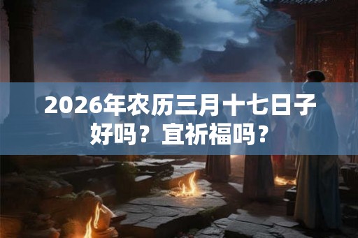 2026年农历三月十七日子好吗？宜祈福吗？