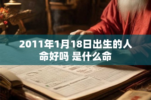 2011年1月18日出生的人命好吗 是什么命
