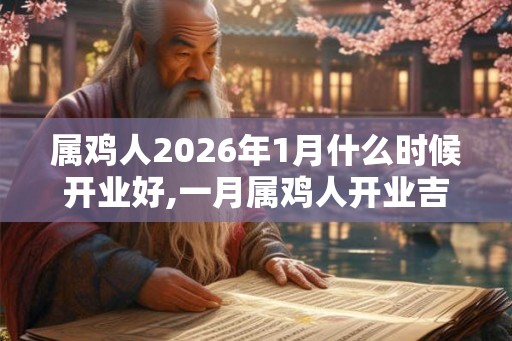 属鸡人2026年1月什么时候开业好,一月属鸡人开业吉日