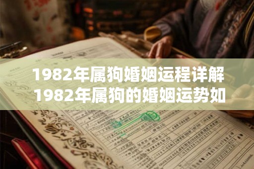 1982年属狗婚姻运程详解 1982年属狗的婚姻运势如何
