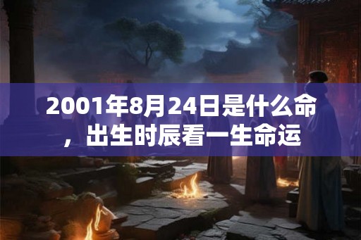 2001年8月24日是什么命，出生时辰看一生命运