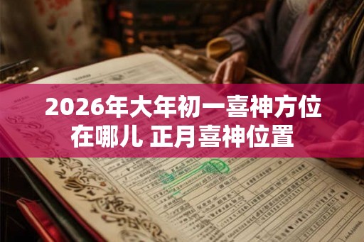 2026年大年初一喜神方位在哪儿 正月喜神位置