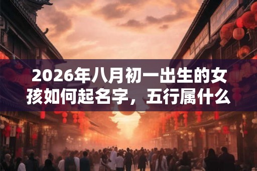 2026年八月初一出生的女孩如何起名字,五行属什么 2026年八月初一出生的女孩如何起名字,五行属什么