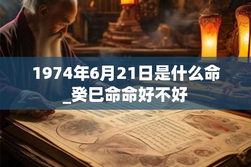1974年6月21日是什么命_癸巳命命好不好 1974年6月21日是什么命_癸巳命命好不好