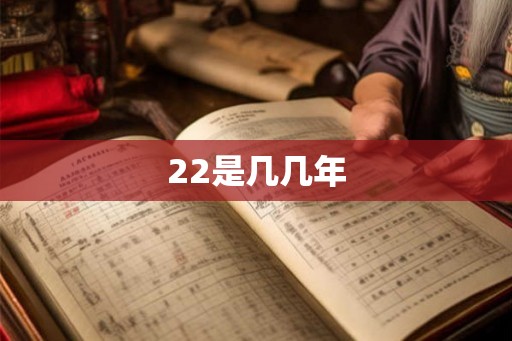 22是几几年