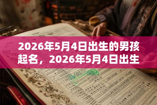 2026年5月4日出生的男孩起名，2026年5月4日出生宝宝好不好？