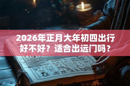 2026年正月大年初四出行好不好？适合出远门吗？