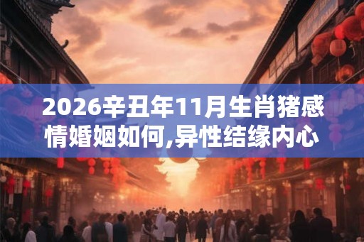 2026辛丑年11月生肖猪感情婚姻如何,异性结缘内心丰富 2026辛丑年11月生肖猪感情婚姻如何,异性结缘内心丰富