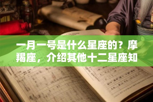一月一号是什么星座的？摩羯座，介绍其他十二星座知识