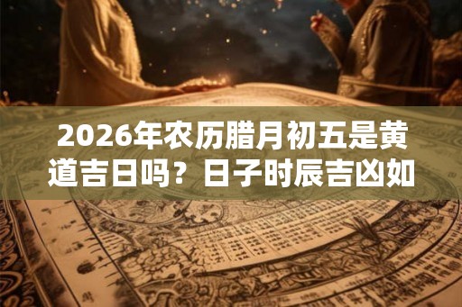 2026年农历腊月初五是黄道吉日吗？日子时辰吉凶如何？