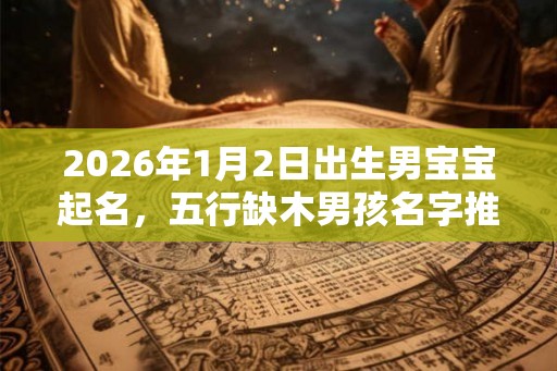 2026年1月2日出生男宝宝起名,五行缺木男孩名字推荐! 2026年1月2日出生男宝宝起名,五行缺木男孩名字推荐!