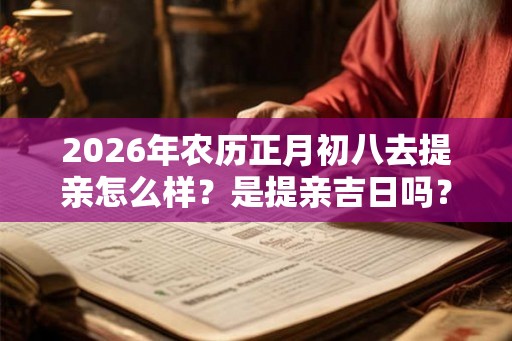 2026年农历正月初八去提亲怎么样?是提亲吉日吗? 2026年农历正月初八去提亲怎么样?是提亲吉日吗?