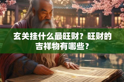 玄关挂什么最旺财？旺财的吉祥物有哪些？