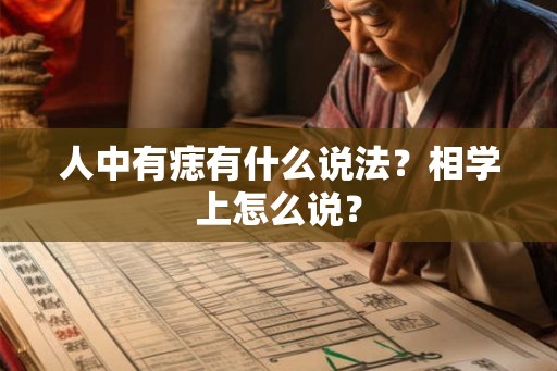 人中有痣有什么说法?相学上怎么说? 人中有痣有什么说法?相学上怎么说?