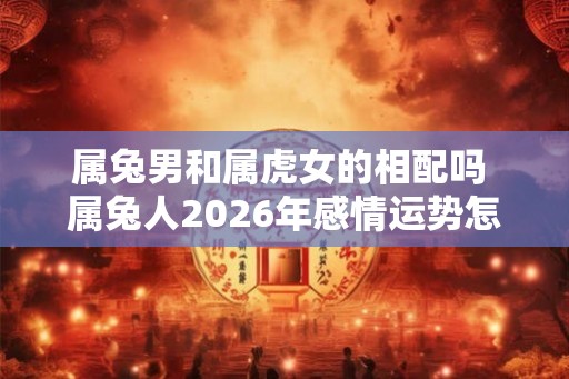 属兔男和属虎女的相配吗 属兔人2026年感情运势怎么样