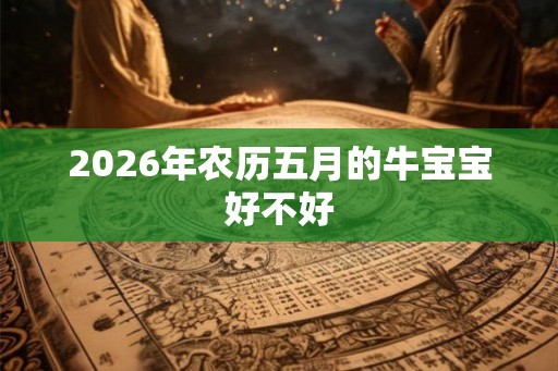 2026年农历五月的牛宝宝好不好 2026年农历五月的牛宝宝好不好