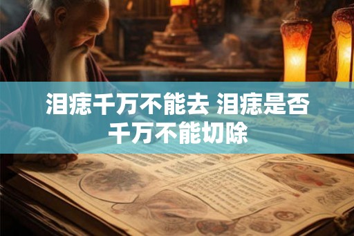 泪痣千万不能去 泪痣是否千万不能切除