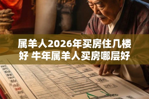 属羊人2026年买房住几楼好 牛年属羊人买房哪层好